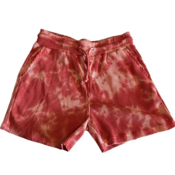 Saturday Sunday by Anthropologie Tie Dye Thermal Shorts - Picture 1 of 5